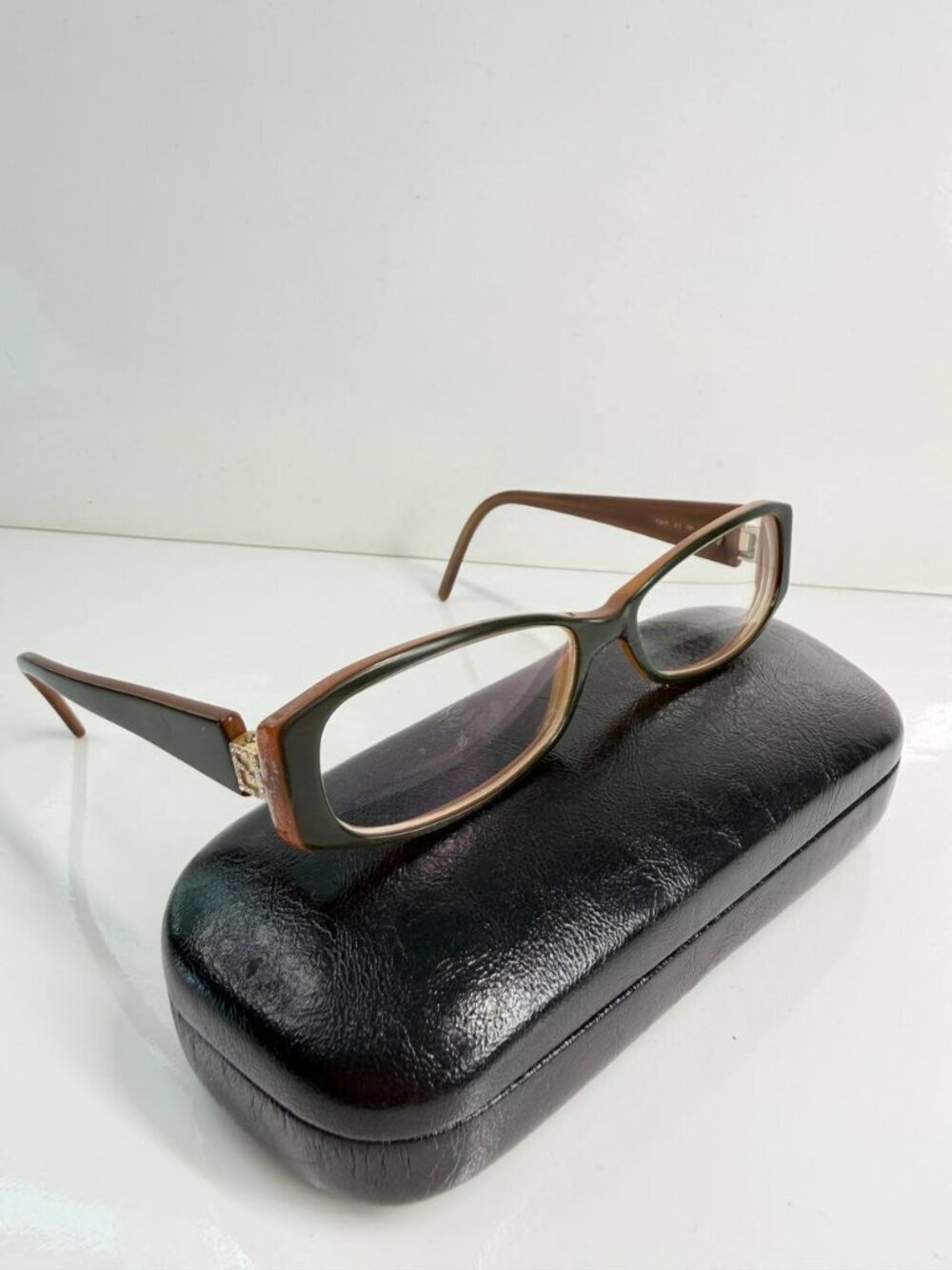 Vintage Fendi Designer Eyeglasses – Made in Italy – Rhinestone Detail